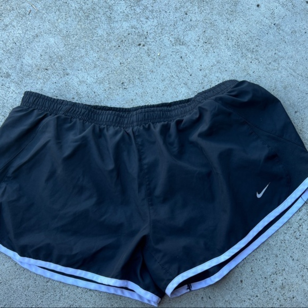 Nike Black Shorts with White Accents